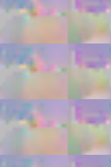 近层方向系数体积的一张深度切片