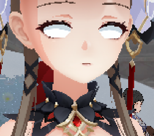 眼睛材质写入之前